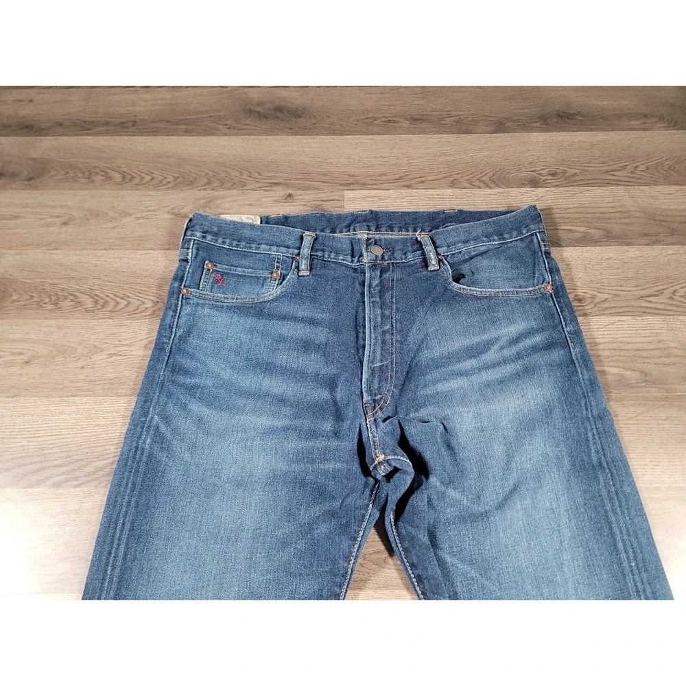 Polo Ralph Lauren Jeans Hampton Straight Size 38x32* Dark Wash Cotton Blend Mens